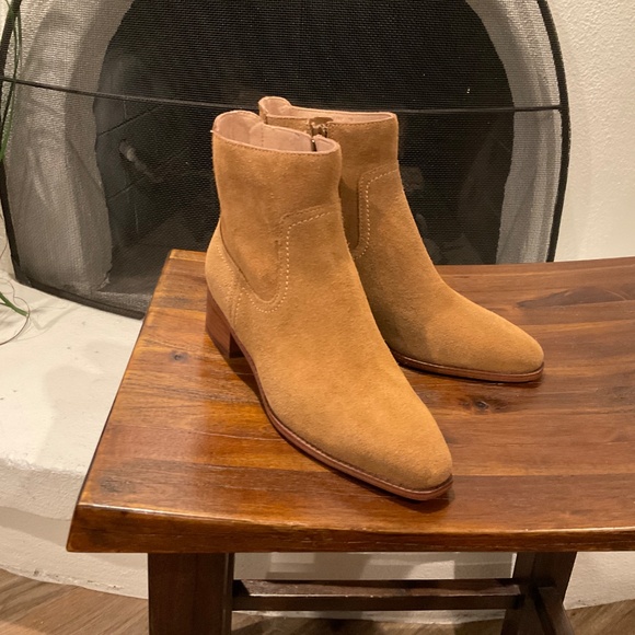 Cole Haan Light Brown Ankle Booties - Picture 2 of 9
